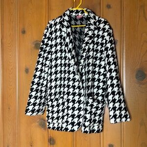 Vintage 1987 Claude Houndstooth Blazer sz Large